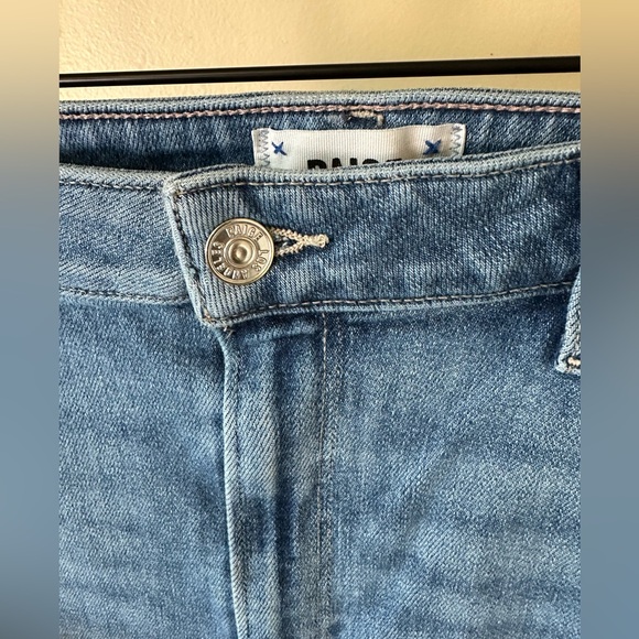 PAIGE Denim Stella Straight Jeans Distressed Size 33 - Picture 6 of 14